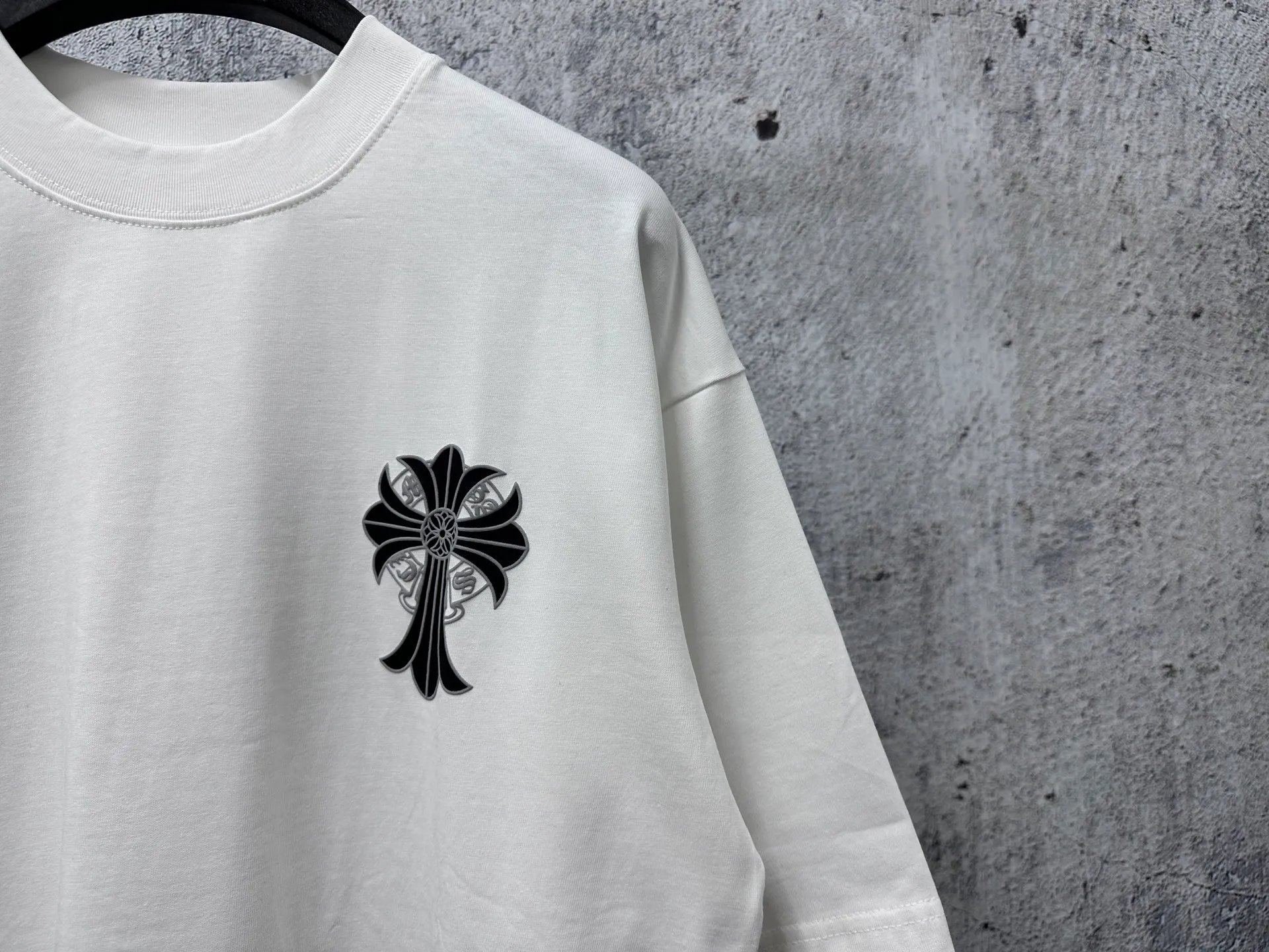 ￼ 【Chrome Hearts】 T Same Style T Versatile : White Size：XS-L